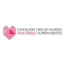 Logotipo "Fundacion Ana Bella Red de Mujeres Supervivientes" con un corazon estilizado rosa compuesto por poligonos, en un circulo blanco.
