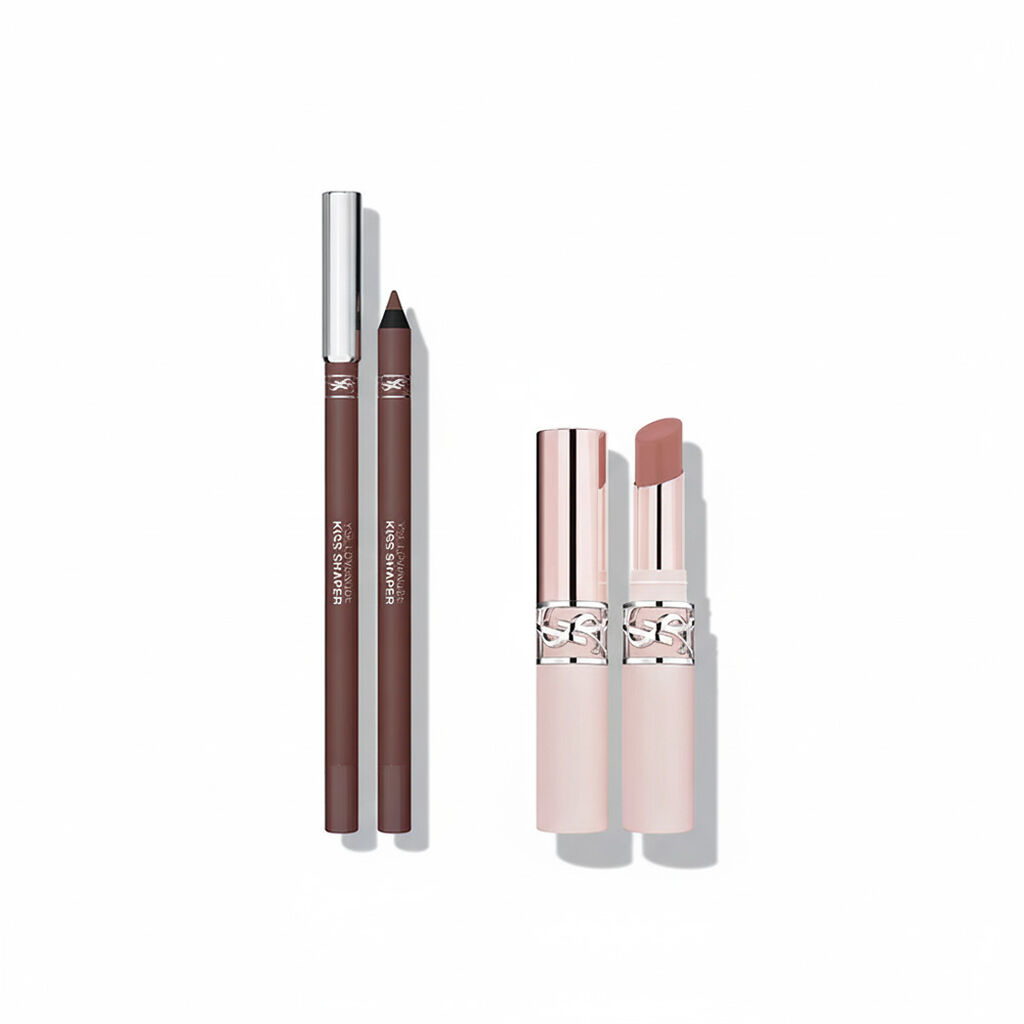 Yves Saint Laurent - The Lovenude Sculpting Routine - YSL Lip Liner 106 + YSL Lovenude Balm 01