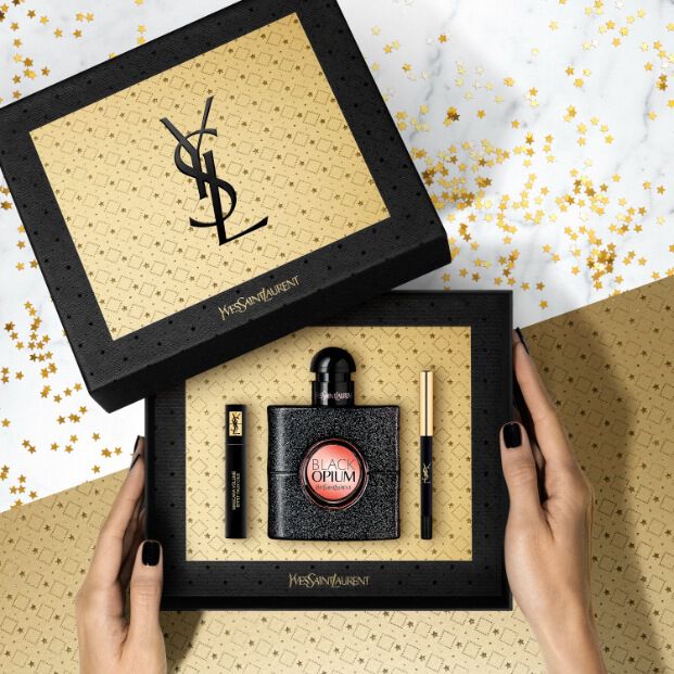 BLACK OPIUM EAU DE PARFUM 50ML + OJO MAQUILLAJE COFRE DE REGALO