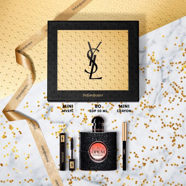 BLACK OPIUM EAU DE PARFUM 50ML + OJO MAQUILLAJE COFRE DE REGALO