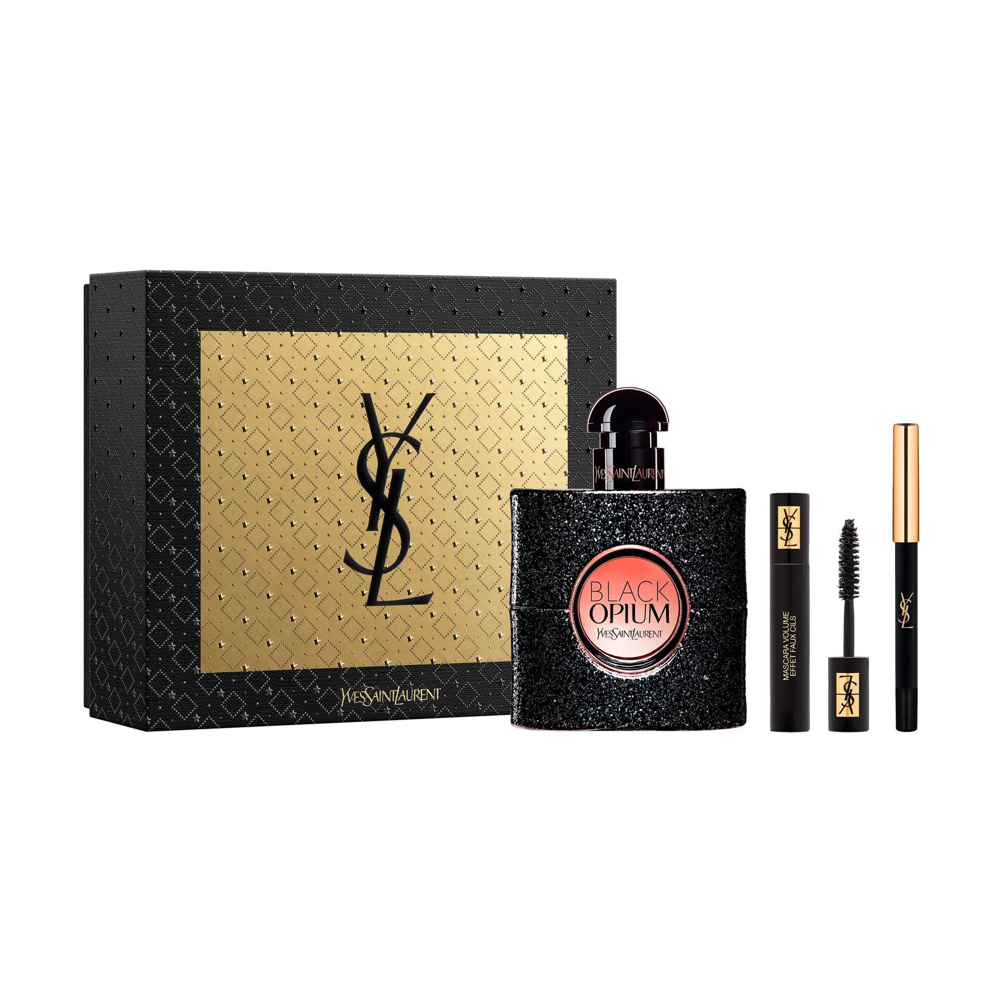 BLACK OPIUM EAU DE PARFUM 50ML + OJO MAQUILLAJE COFRE DE REGALO